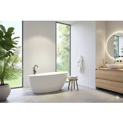 Wanna wolnostojąca z konglomeratu model Nemi 160x70 biała RESMITE